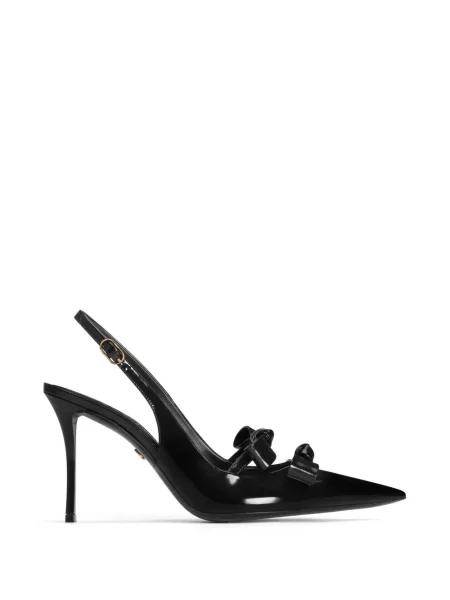 Pantofi cu toc Dolce & Gabbana slingback negru