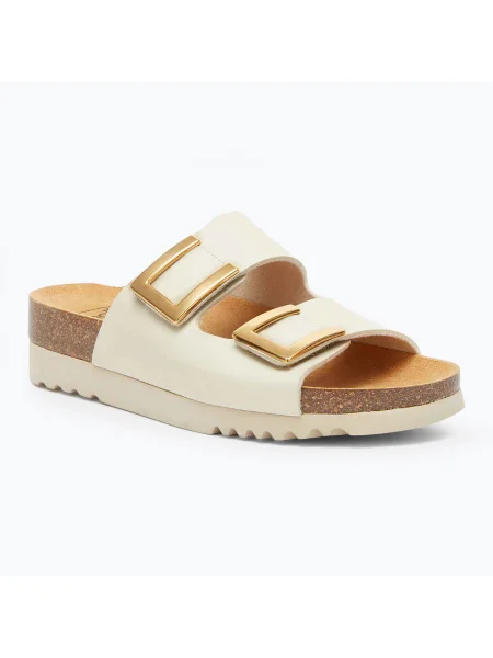 Дамски джапанки Scholl Monterey 2 Straps Ad Med слонова кост бежово