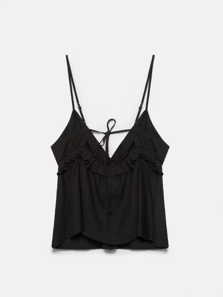 Pull&Bear Top PACIFIC' negru