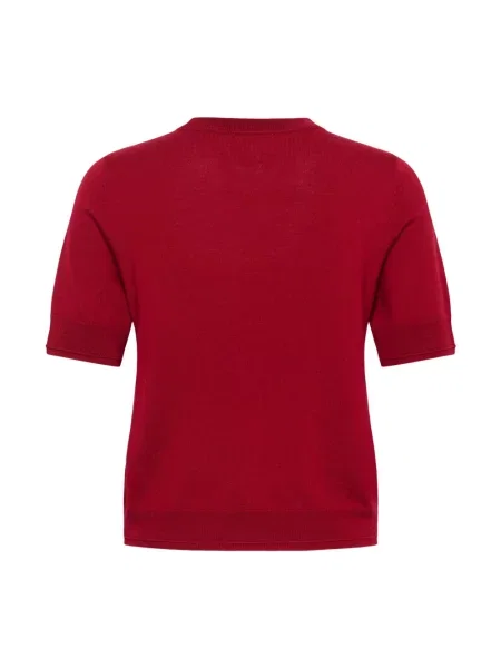 Dzianinowy sweter Part Two czerwony