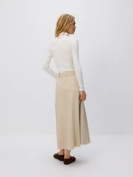 Спідниця максі Reserved бежева