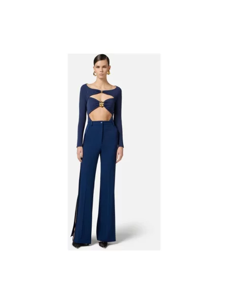 Top Elisabetta Franchi niebieski