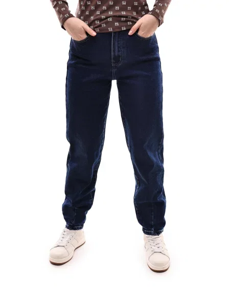 Прямі джинси RELUCKY бавовна/поліестер синій
