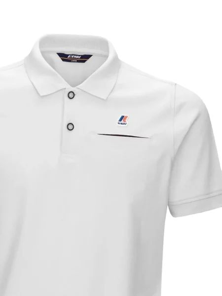 Polo K-way cu autograf alb