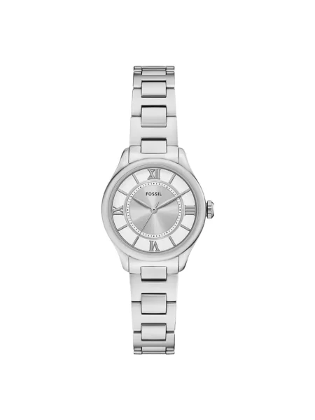 Fossil zegarek srebrny szary
