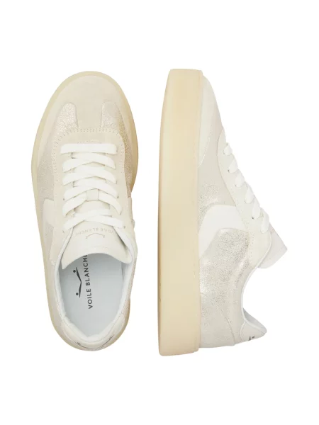 Sneakersy Voile Blanche skórzane żółte