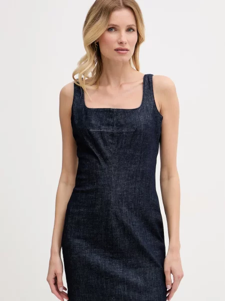 Calvin Klein Jeans φόρεμα ντένιμ μπλε