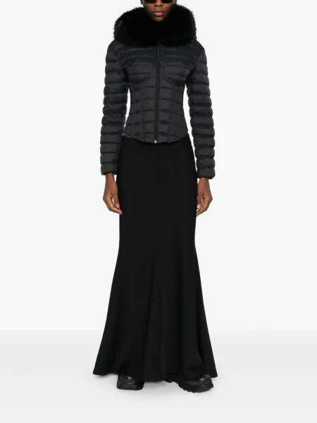 Fusta maxi Balenciaga de lână negru