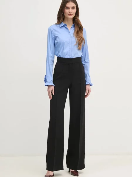 Классическая ошейниковый рубашка Mos Mosh бежевая