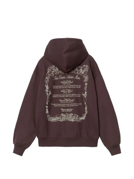 Geacă Carhartt Wip cu glugă maro