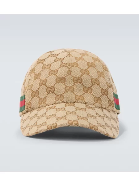 Prugasta platno šilterica Gucci bež