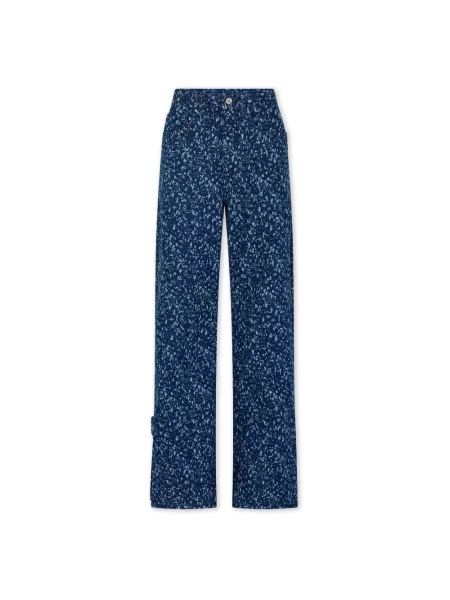 Proste jeansy Rabanne niebieskie