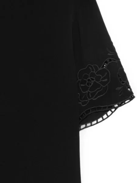 Tricou Twinset cu model floral negru