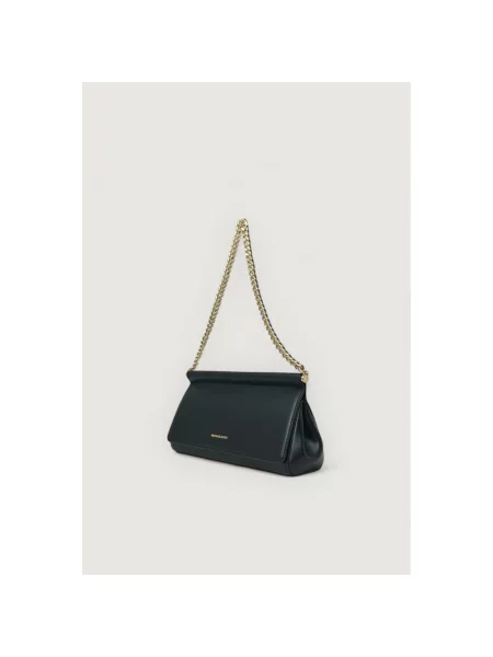 Zawieszka Michael Kors skórzana retro czarna