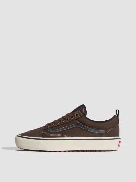 Замшевые утепленные кеды Vans коричневые