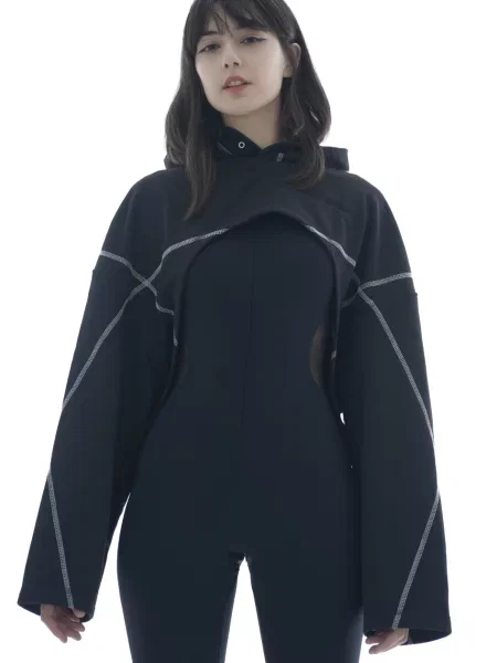 Худі TUR ORVIA бавовна/поліестер чорний