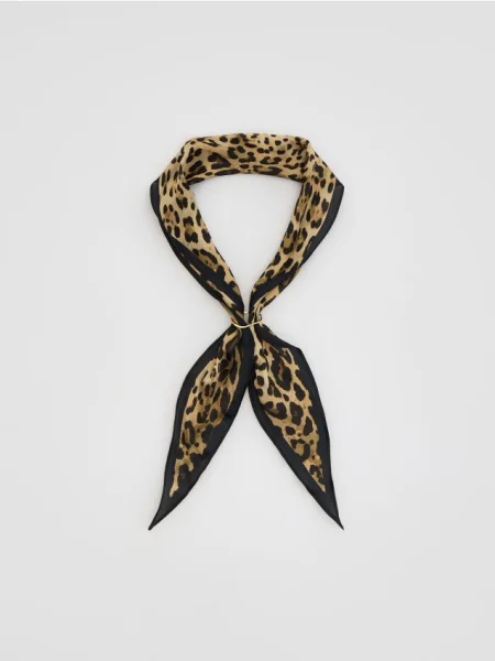 Reserved Шийна хустка з візерунком різнобарвний 