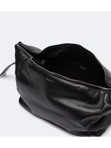 Geantă Calvin Klein Collection din piele negru