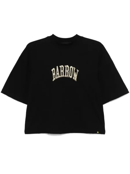Tričko Barrow s výšivkou černé