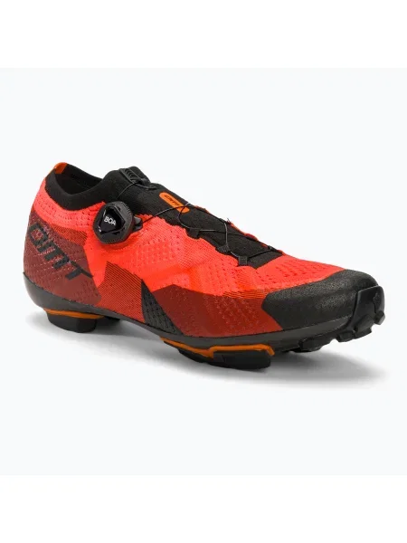 Olcsóbban. Kerékpáros cipő MTB férfi DMT coral/black. Méret: 42 EU fekete