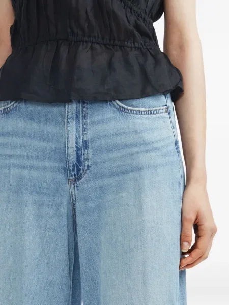 Blugi Rag & Bone cu 5 buzunare albastru
