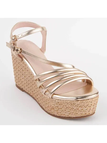 Pantofi Montevita auriu