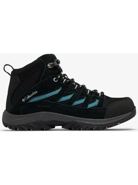Buty trekkingowe Columbia Crestwood Mid Waterproof asfaltowy niebieski czarny