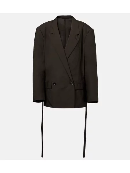 Sacou Lemaire de mătase maro