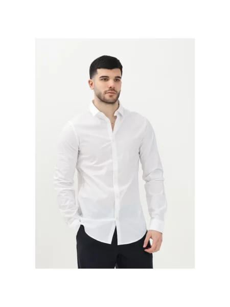 Haftowana koszula Armani Exchange czarna