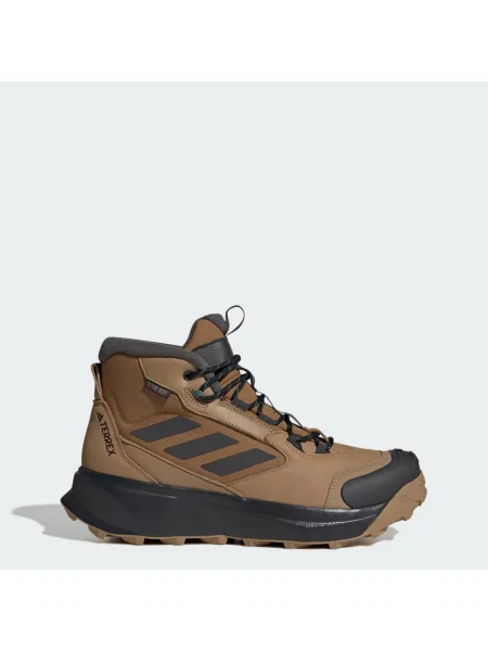 Kožené kotníkové boty Adidas Performance bronz