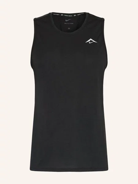 Nike Běžecké Tričko Solar Chase černá