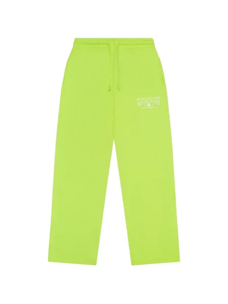 Pantaloni Denim Tears alergare cu autograf verde