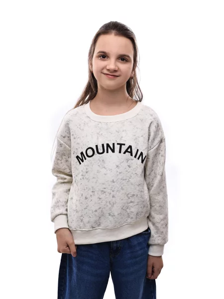 Дитячий Світшот LUMO віскоза/поліестер бежевий