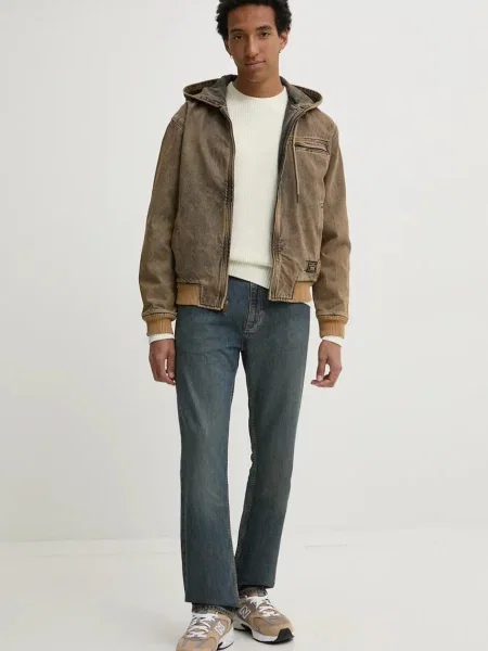Guess Jeans Pulover Écru bej