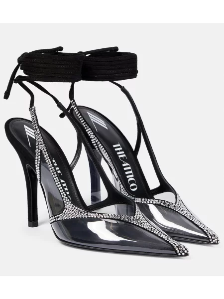 Pantofi cu toc The Attico de cristal