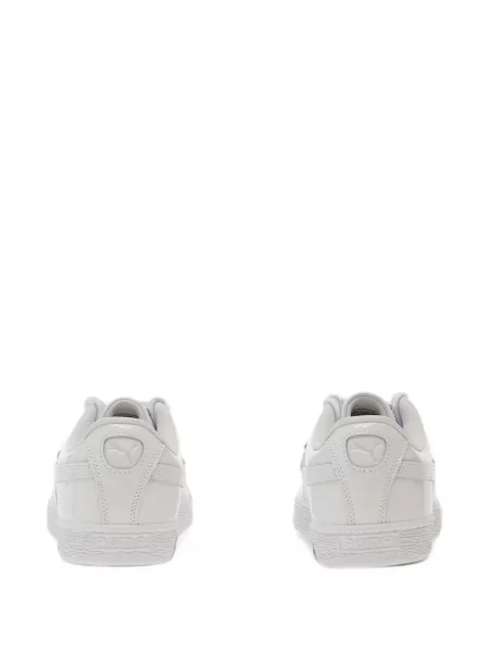Sneakerși Puma Suede din piele de căprioară alb