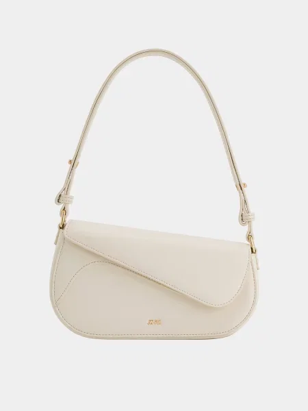 Кожаная сумка Jw Pei белая