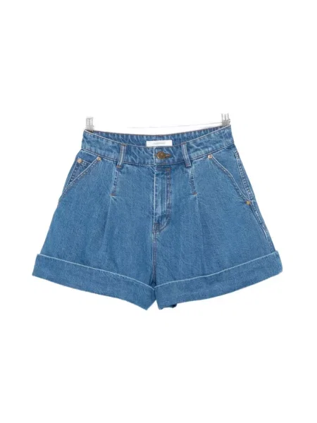 Szorty jeansowe Zimmermann niebieskie