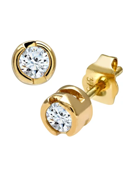 DIAMANT LETERNEL Náušnice zlatě žlutá