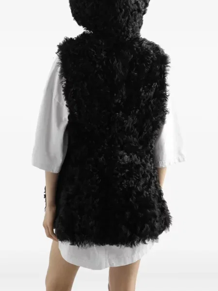 Vestă Dolce & Gabbana cu glugă negru