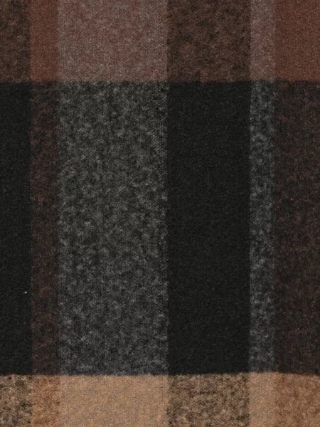 Kostkovaný šál Barbour s třásněmi modrý