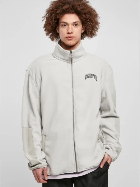 Флийс бягане яке Starter Black Label сиво