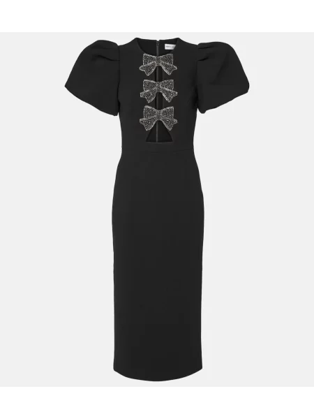Rochie midi Rebecca Vallance până la genunchi de costum negru
