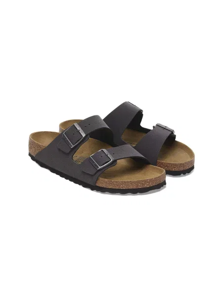 Pantofi Birkenstock de catifea gri