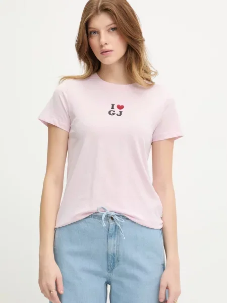 Guess Jeans T-shirt Γυναικείο ροζ