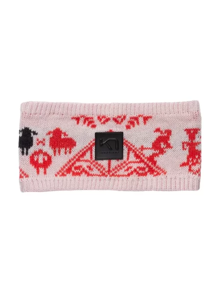 Вовняна кепка Kari Traa рожева