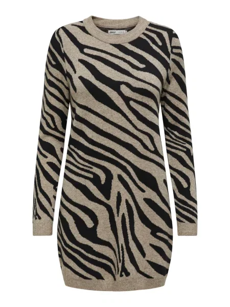 ONLY Rochie tricotată Jenni maro