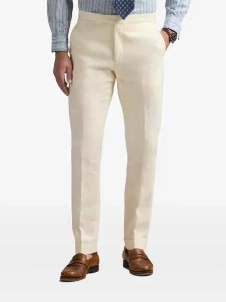Prošívaná lněná květinová džínová bunda Polo Ralph Lauren modrá