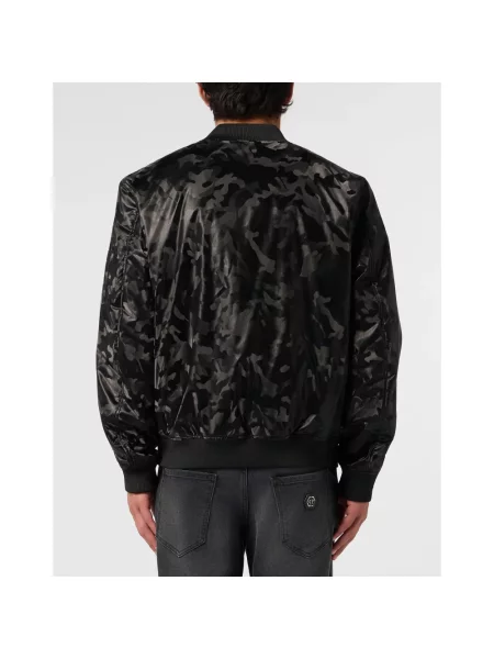 Kurtka bomber Philipp Plein czarny
