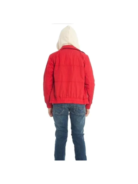 Geacă de blugi copii Pepe Jeans roșu